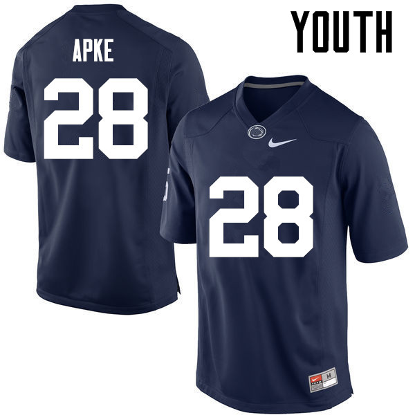 NCAA Nike Youth Penn State Nittany Lions Troy Apke #28 College Football Authentic Navy Stitched Jersey CAS4898CJ